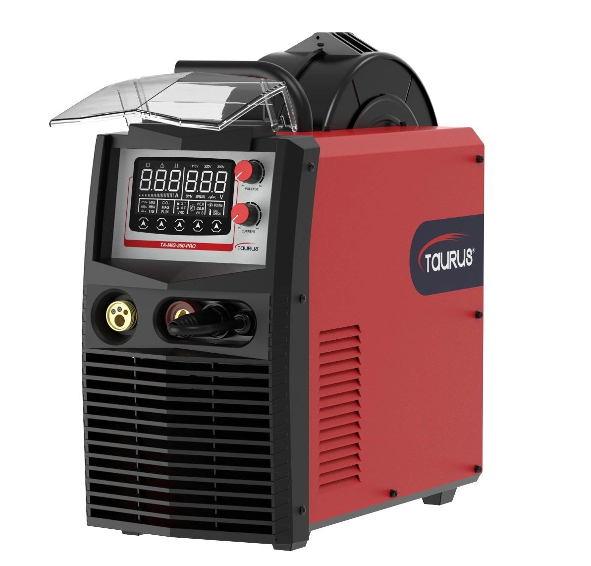 TAURUS MIG-250B-PRO MIG/MMA COMPACT BENCH WELDING MACHINE - 250A - 220V + BZ25 TORCH