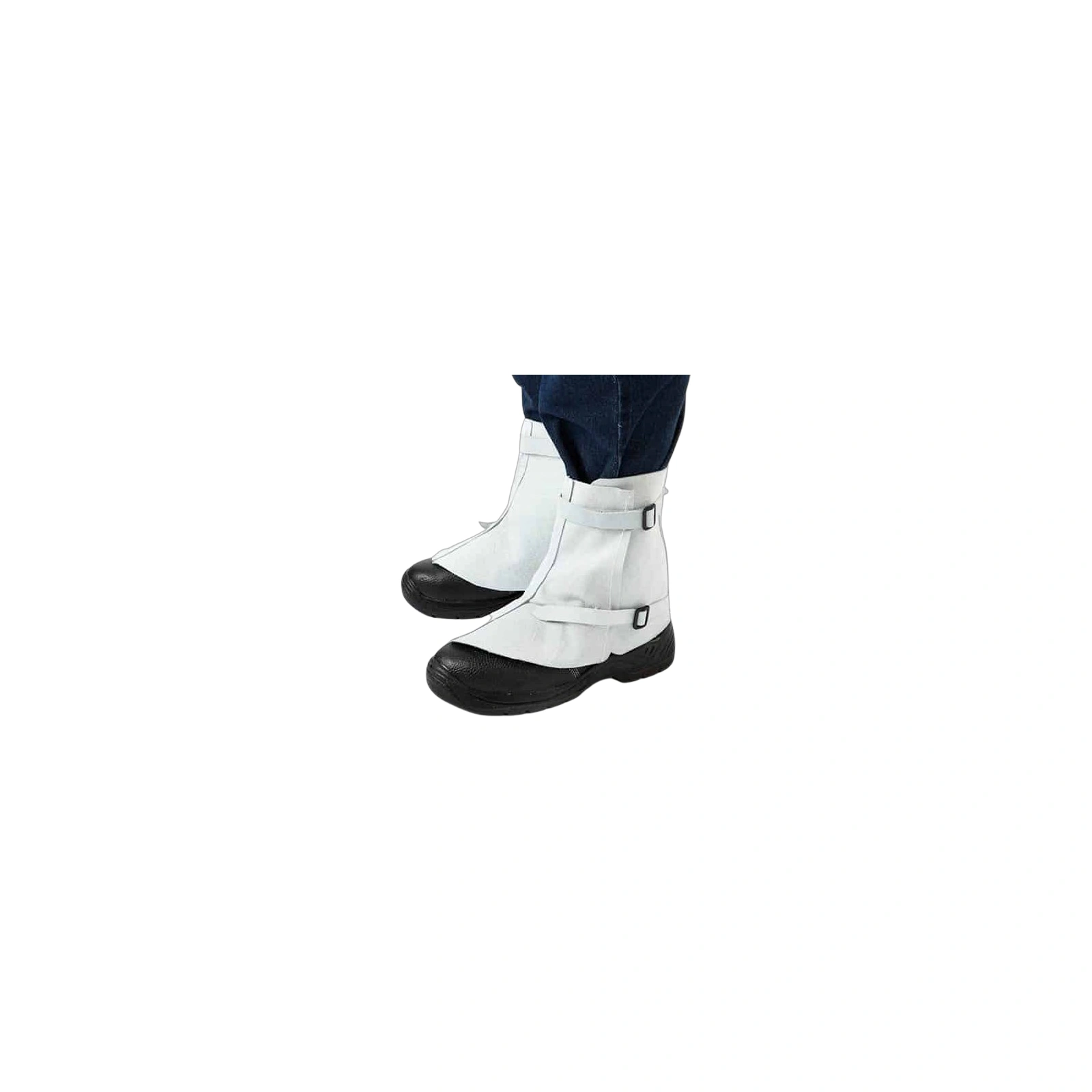 TAURUS PREPACK CHROME LEATHER ANKLE SPATS - KEVLAR